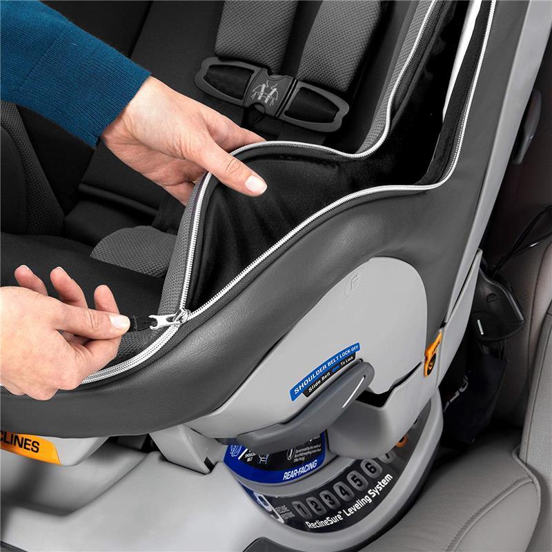 Chicco NextFit Zip Convertible Car Seat - Carbon Image 8
