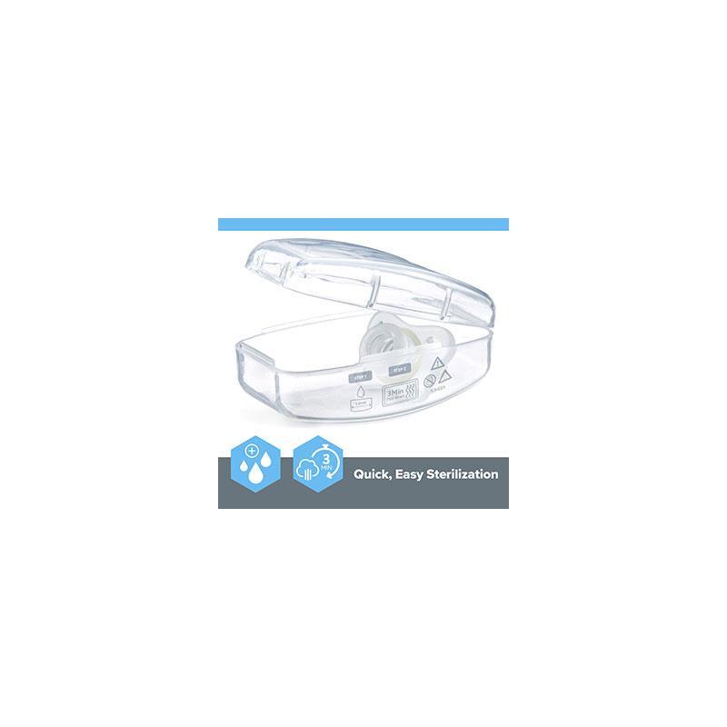 Chicco PhysioForma Glow in the Dark Mini Orthodontic Pacifier - 2-6m 2pk Image 6