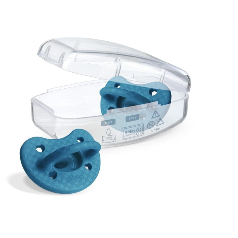 Chicco Physioforma Luxe Pacifier 16-24M, Ocean Blue 2Pk Image 5
