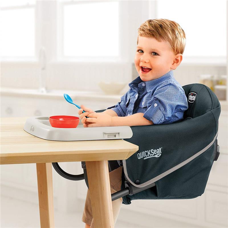 Chicco Quickseat Hook-On Chair - Graphite Image 2