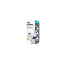 Chicco Universal Two-in-One Fashion Pacifier Clip - Grey Image 2