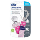 Chicco Universal Two-in-One Fashion Pacifier Clip - Pink Image 2