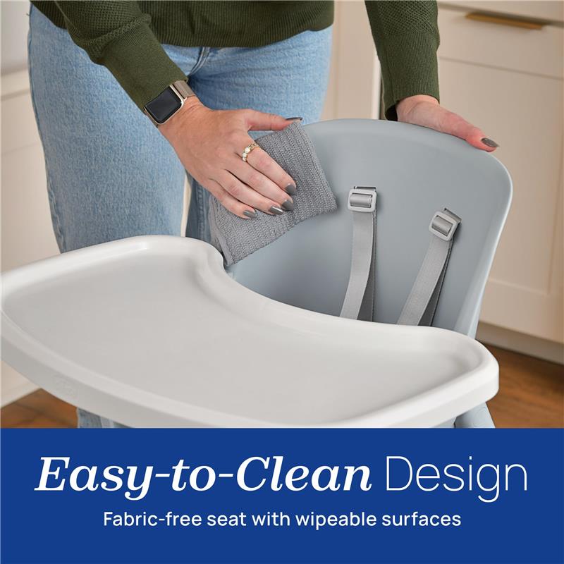 Chicco - Zest 4-in-1 Folding High Chair, Feeding Chair, Seasalt/Grey Image 5