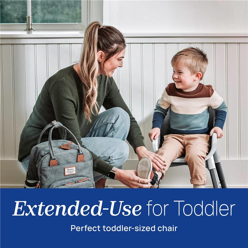 Chicco - Zest 4-in-1 Folding High Chair, Feeding Chair, Seasalt/Grey Image 7