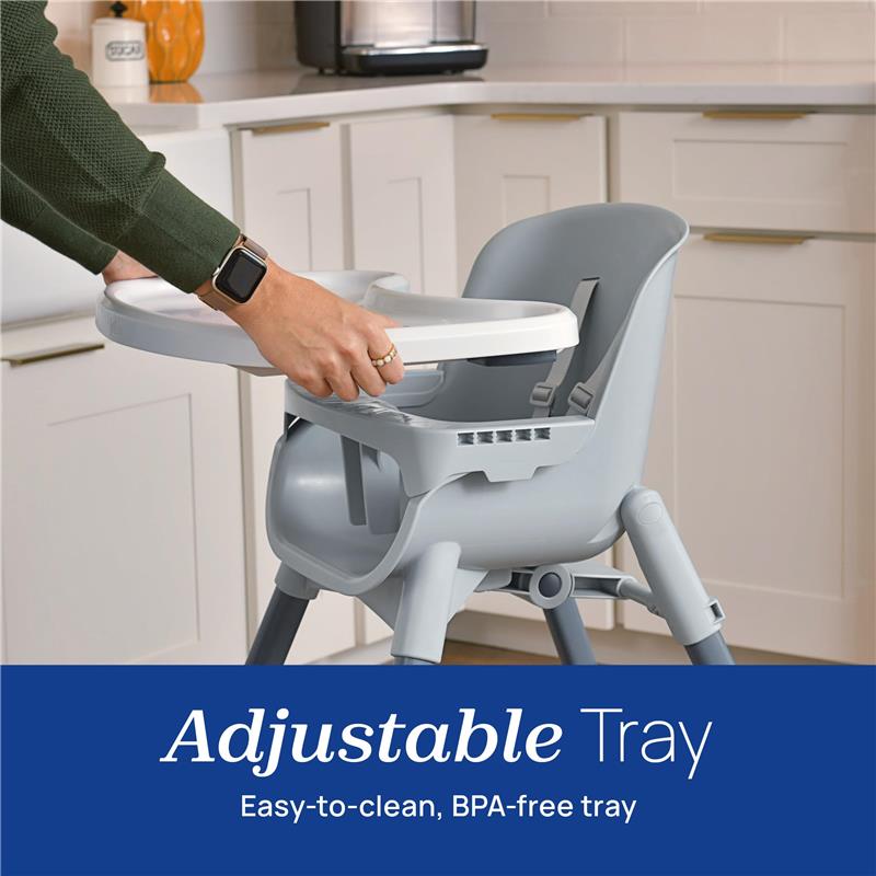 Chicco - Zest 4-in-1 Folding High Chair, Feeding Chair, Seasalt/Grey Image 9