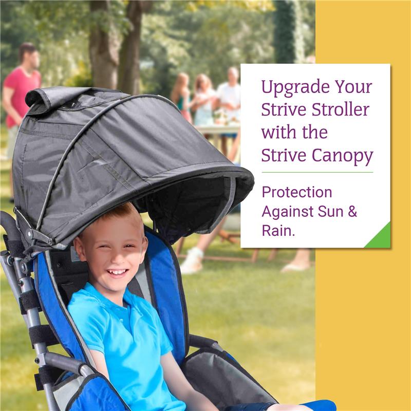 Circle Specialty - Canopy with Clear Flap Window for Strive 16 & 18 Adaptive Stroller Image 2