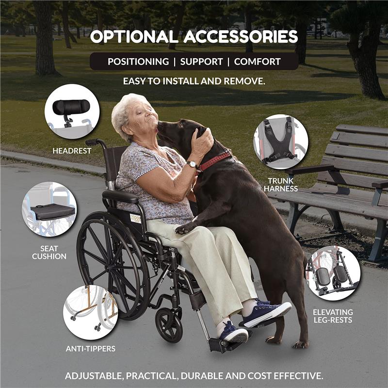 Circle Specialty - Ziggo 18” Seat Width Pediatric Wheelchair for Kids & Children  Image 6