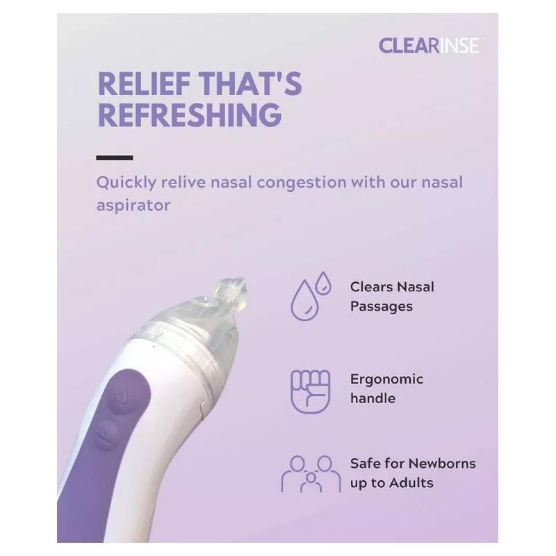 CLEARinse - Nasal Aspirator Nasal Congestion Relief Image 11