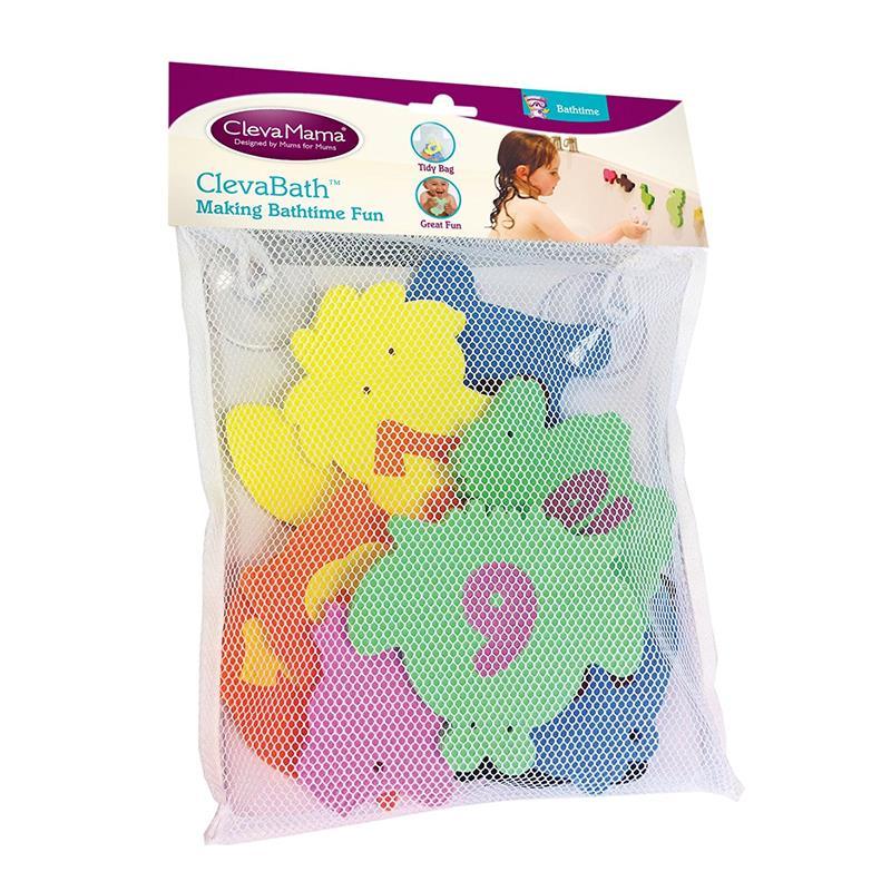 Clevamama Baby Bath Toys and Tidy Bag Image 4