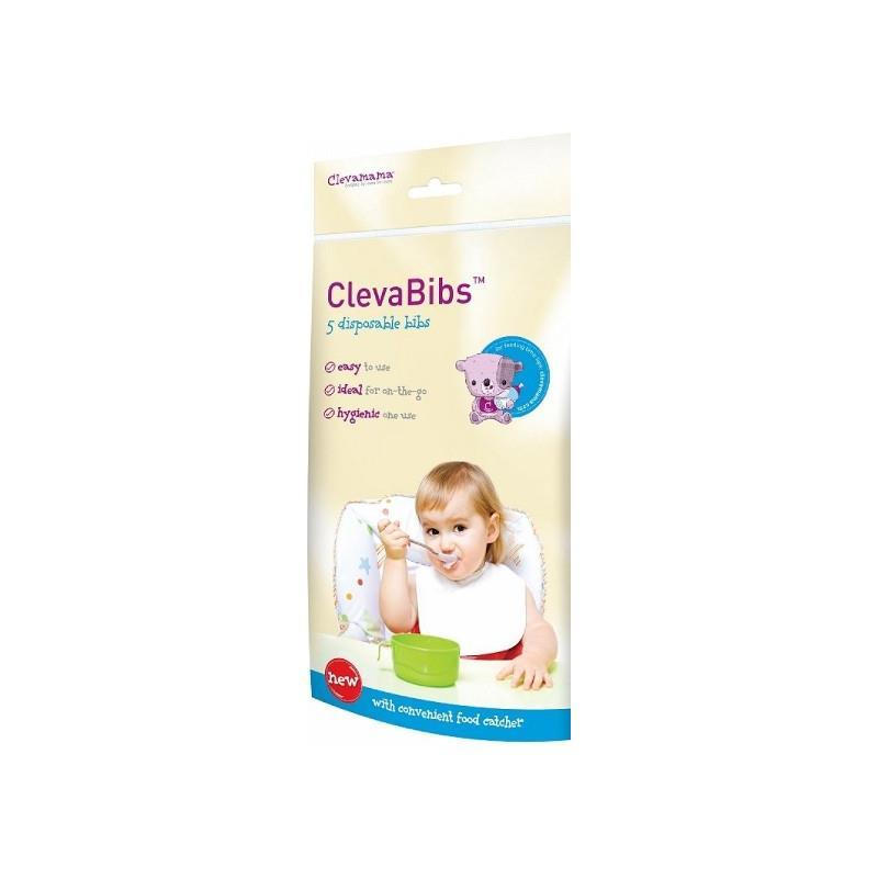 Clevamama Clevabibs Pack of 5 Disposable Bibs Image 1