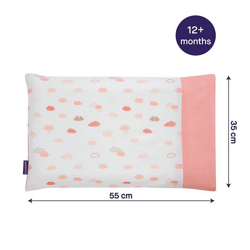 Clevamama - Clevafoam Toddler Pillow Case, Coral Image 4