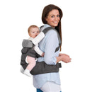 Clevamama Ergonomic Baby & Hip Carrier, Black Image 11