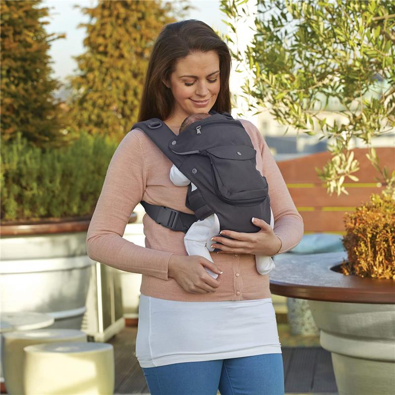 Clevamama Ergonomic Baby & Hip Carrier, Black Image 15