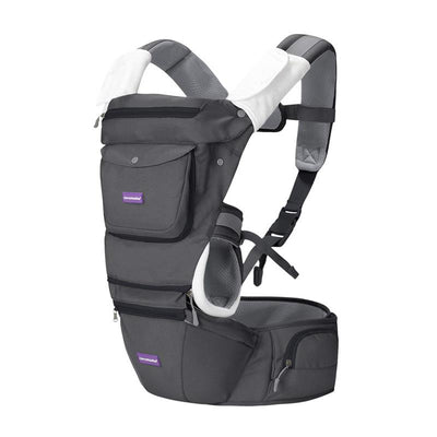 Clevamama Ergonomic Baby & Hip Carrier, Black Image 1