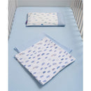 Clevamama - Replacement Pram Pillow Case, Blue 0+ Image 2