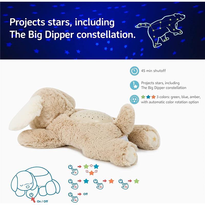 Cloud B - Calming Mini Nightlight Star Projector Dream Buddies, Puppy Image 5