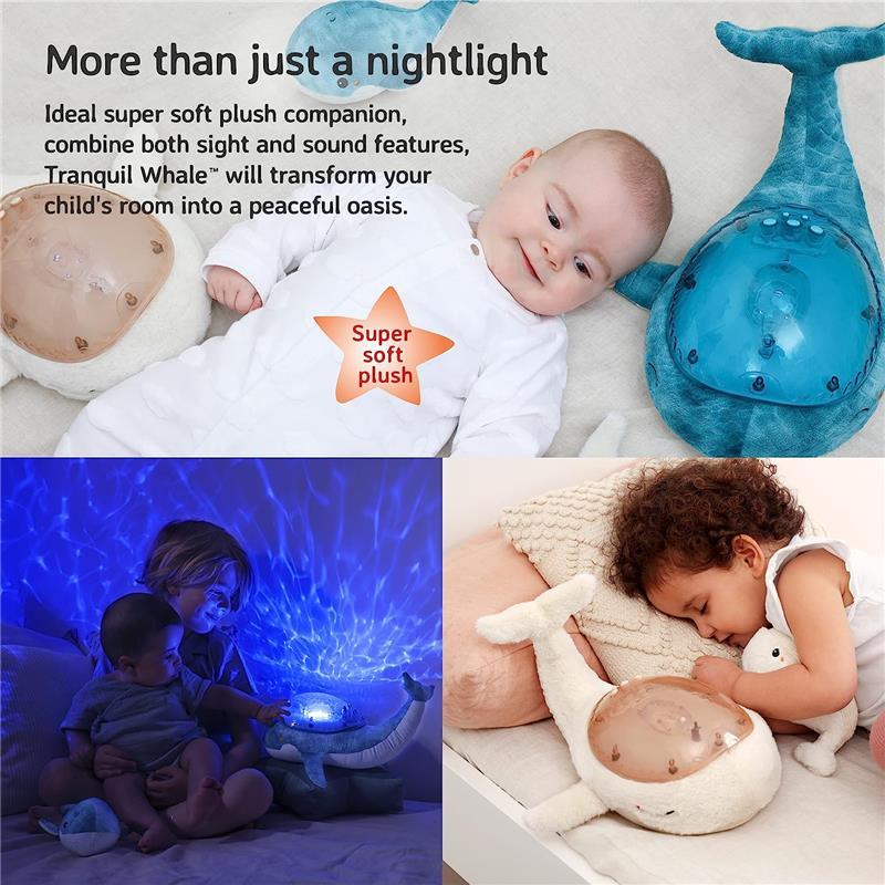 Cloud B Ocean Projector Nightlight, Tranquil Whale Family