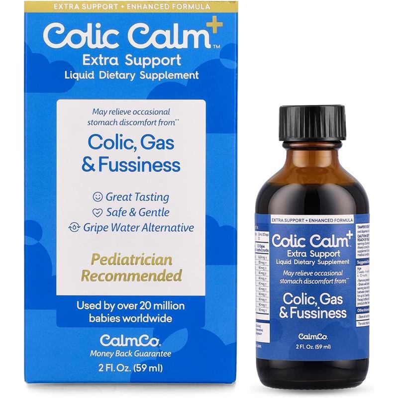 Colic Calm Plus Homeopathic Gripe Water for Baby Colic, Gas, Upset Stomach and Reflux Image 1