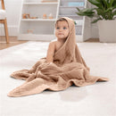 Comfy Cubs - 2Pk Hooded Baby Towel Cedar & Sand Image 4