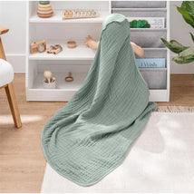 Comfy Cubs 2Pk Hooded Towels 6 Layers, Fern Image 2