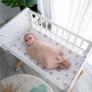 Comfy Cubs 4Pk Muslin Swaddle Blankets, Pacific, Cedar, Sage, Blush Image 2