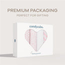 Comfy Cubs 4Pk Muslin Swaddle Blankets, Pink Image 6
