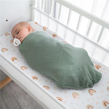 Comfy Cubs 4Pk Muslin Swaddle Blankets, Sage, Pacific Blue, Fern, Neptune Image 2