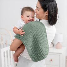 Comfy Cubs - 6Pk Muslin Burp Cloths Fern Image 2
