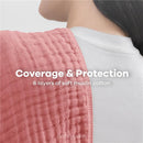 Comfy Cubs - 6Pk Muslin Burp Cloths Multi Girl Image 5