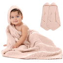 Comfy Cubs - Hooded Baby Towels Sand  Image 1