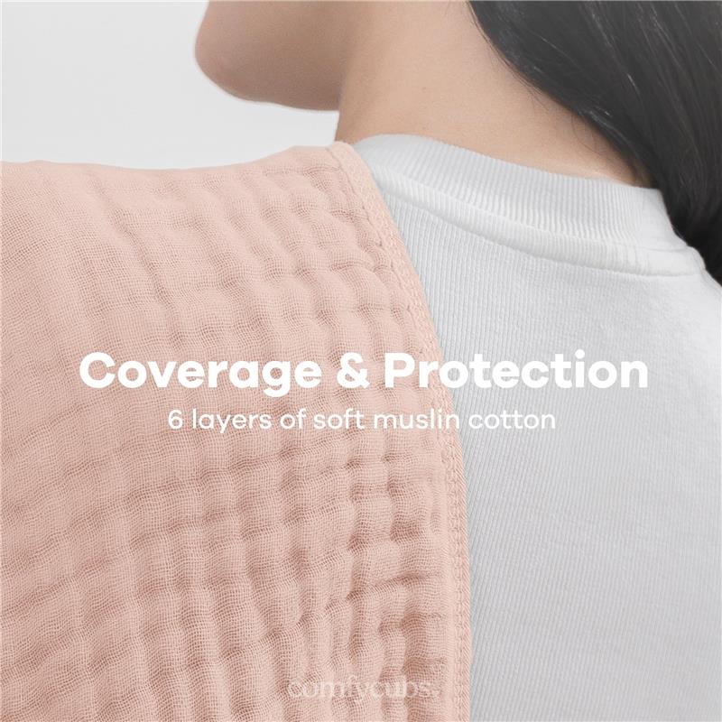 Comfy Cubs - Muslin Burp Cloths Blush Image 5