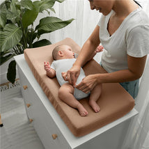 Comfy Cubs - Muslin Fitted Changing Pad Cover, Cedar Image 2