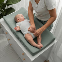Comfy Cubs - Muslin Fitted Changing Pad Cover, Fern Image 2
