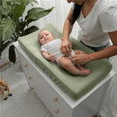Comfy Cubs - Muslin Fitted Changing Pad Cover, Sage Image 2