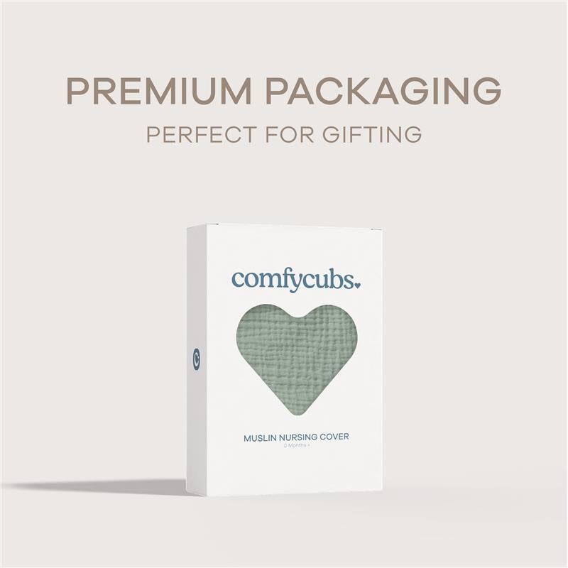 Comfy Cubs - Muslin Nursing Cover, Fern Image 6