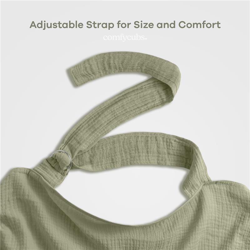 Comfy Cubs - Muslin Nursing Cover, Sage Image 3