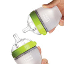 Comotomo - 2Pk Natural Feel Baby Bottle, Green (5Oz) Image 7