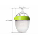 Comotomo - 2Pk Natural Feel Baby Bottle, Green (5Oz) Image 3