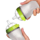 Comotomo - 2Pk Natural Feel Baby Bottle, Green (8Oz) Image 5