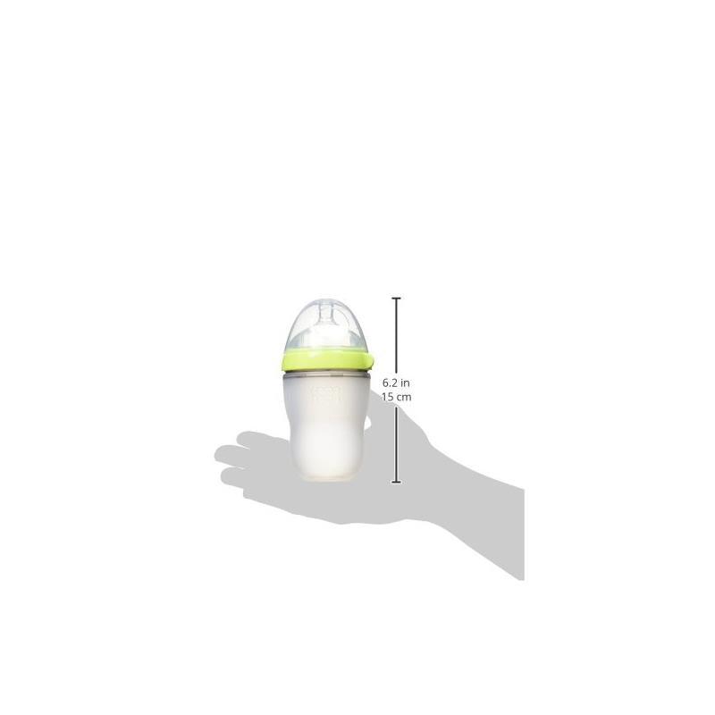 Comotomo - 8Oz Natural Feel Baby Bottle, Green Image 7