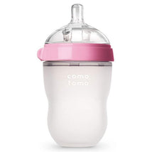 Comotomo - 8Oz Natural Feel Baby Bottle, Pink Image 1