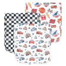 Copper Pearl 3Pk Disney Pixar Cars Burp Cloth Set Image 1