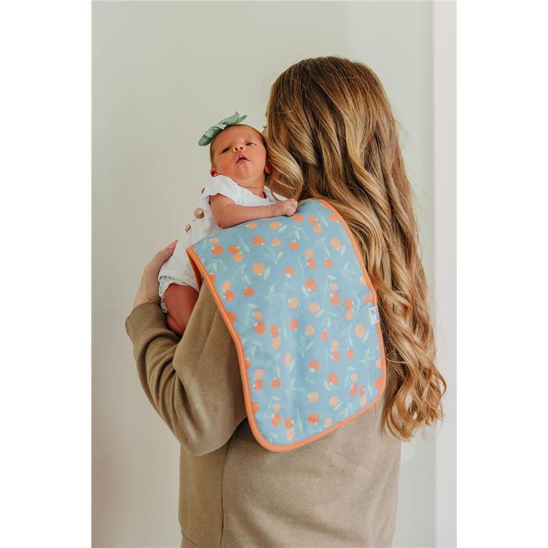 Copper Pearl - 3Pk Premium Baby Burp Cloths Clementine Set Image 9
