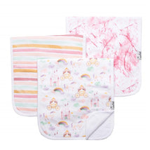 Copper Pearl - 3Pk Premium Baby Burp Cloths Enchanted Set Image 1