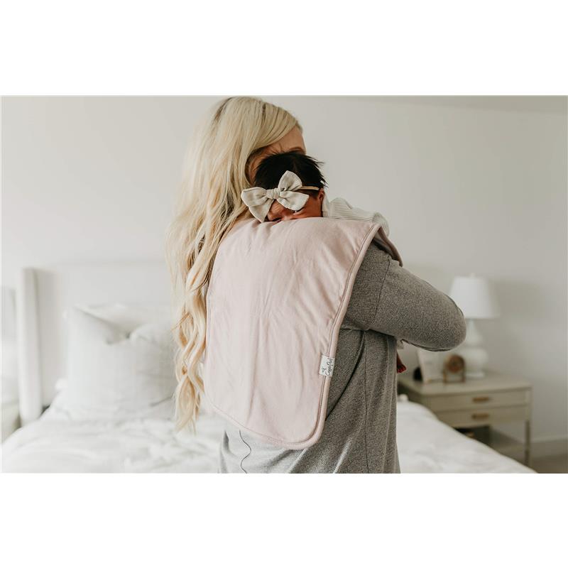 Copper Pearl - 3Pk Premium Baby Burp Cloths Ferra Set Image 4