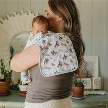 Copper Pearl - 3Pk Premium Baby Burp Cloths Goosie Set Image 2