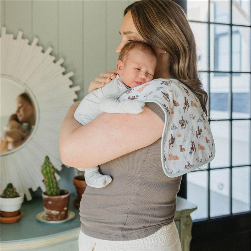 Copper Pearl - 3Pk Premium Baby Burp Cloths Goosie Set Image 3