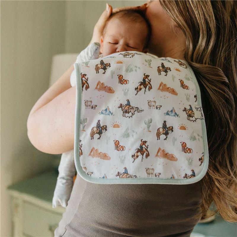 Copper Pearl - 3Pk Premium Baby Burp Cloths Goosie Set Image 4