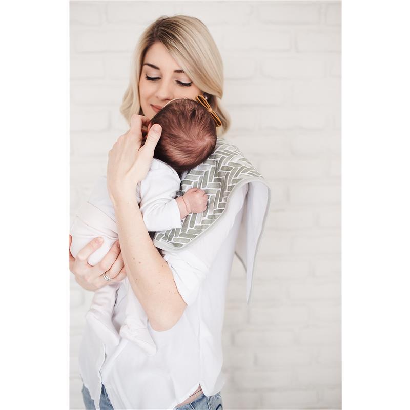 Copper Pearl - 3Pk Premium Baby Burp Cloths Large Cotton Burp Cloths, Alta Set Image 5