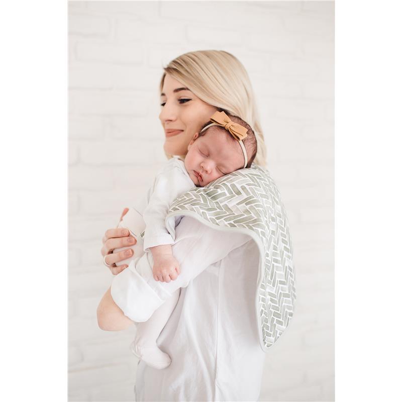 Copper Pearl - 3Pk Premium Baby Burp Cloths Large Cotton Burp Cloths, Alta Set Image 8